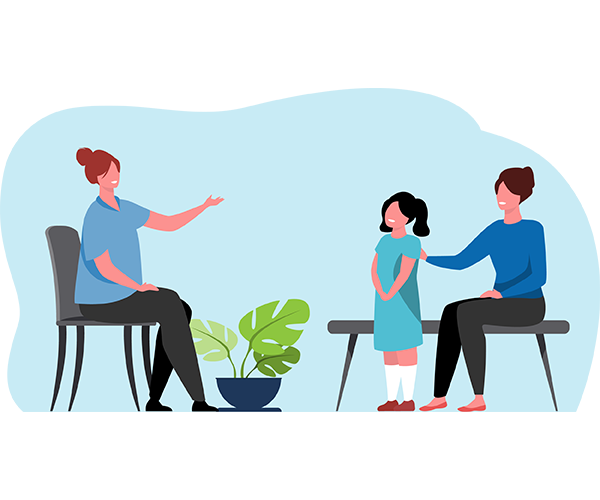 Behavioral assistant session illustration